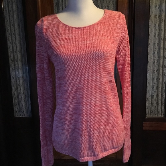 Old Navy Pink/Peach Pretty Summer Pullover Medium - Picture 2 of 7